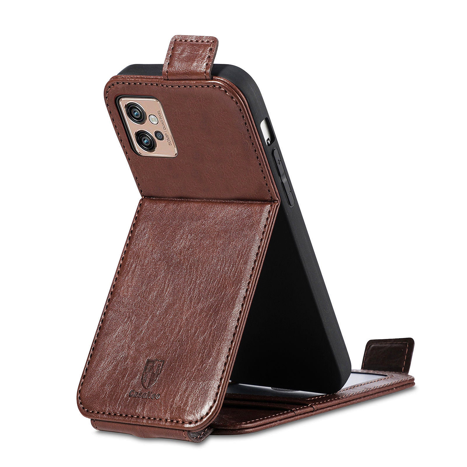 Řada CASENEO 003 pro Motorola Moto G32 4G Styl spojování PU kožené pouzdro na telefon Flip Stojan Držák karty Ochrana proti pádu Kryt telefonu Řada CASENEO 003 pro Motorola Moto G32 4G Styl spojování PU kožené pouzdro na telefon Flip Stojan Držák karty Ochrana proti pádu Kryt telefonu